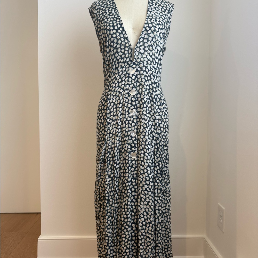 Faithfull the Brand Black and White Maxi Dress